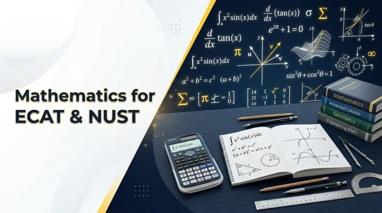 MATHEMATICS COURSE For ECAT/NUST