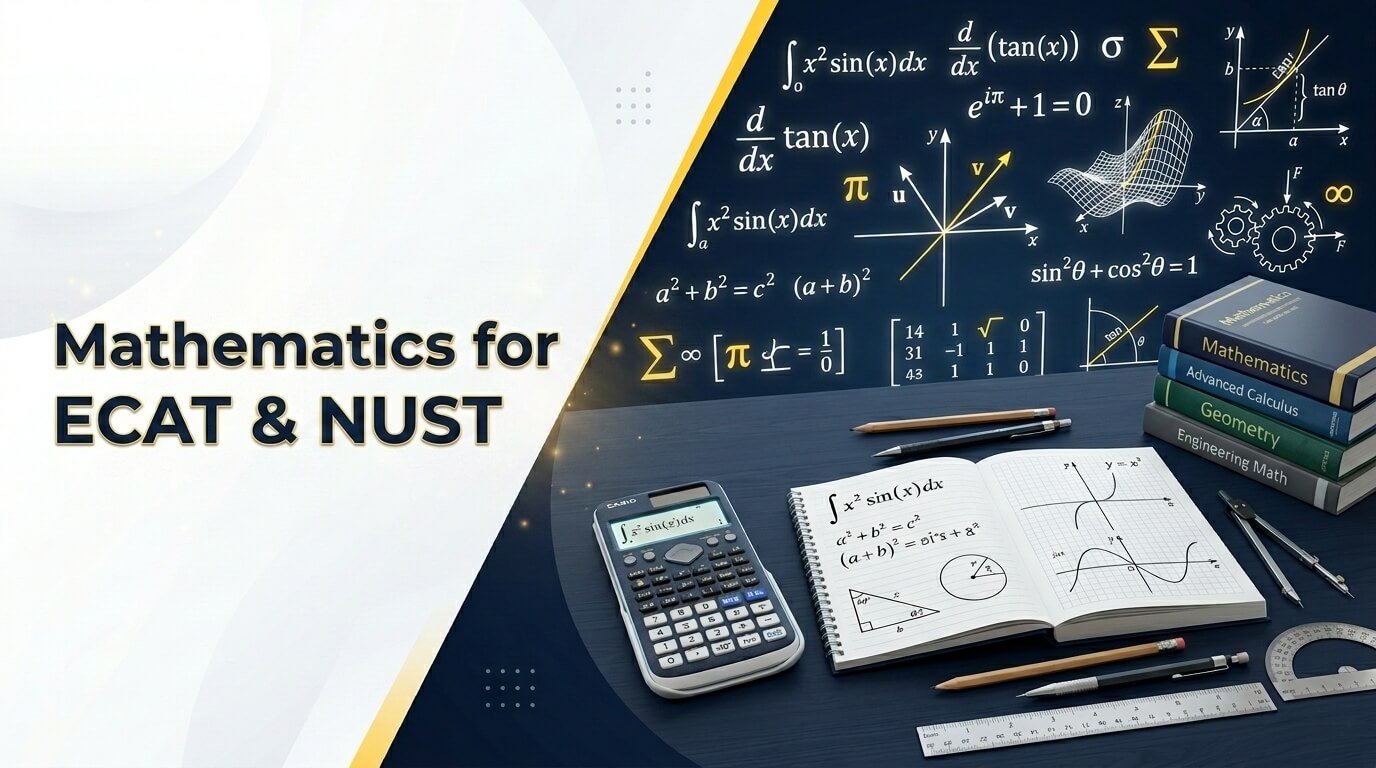MATHEMATICS COURSE For ECAT/NUST