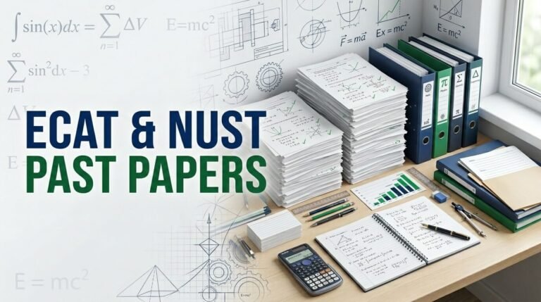 ECAT, NUST Past Papers solved STEP by STEP